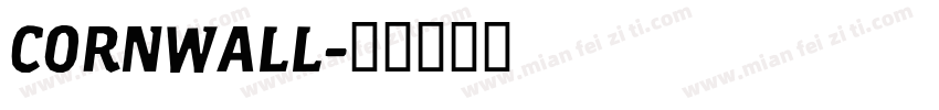 CORNWALL字体转换