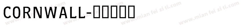 CORNWALL字体转换