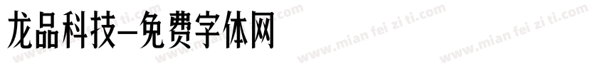 龙品科技字体转换