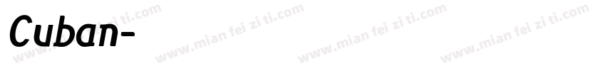 Cuban字体转换