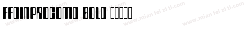 FFDINProComd-Bold字体转换