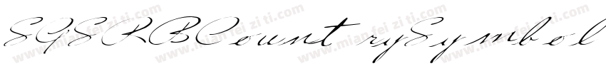 SGSRBCountrySymbols字体转换