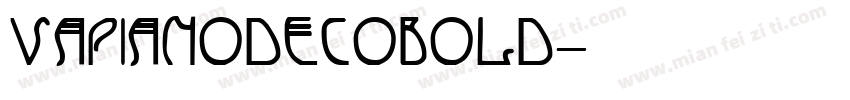 VapianoDecoBold字体转换