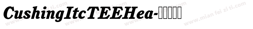 CushingItcTEEHea字体转换
