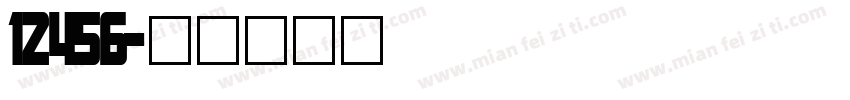 12456字体转换