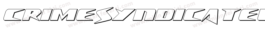 CrimeSyndicateLaserRegular-1xgL字体转换