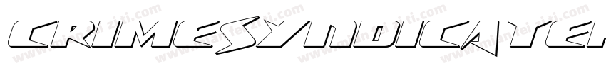 CrimeSyndicateRotateRegular-8G9D字体转换