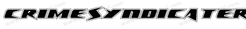 CrimeSyndicateRotateRegular-8G9D字体转换