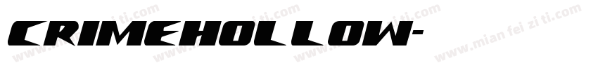 CrimeHollow字体转换 CrimeHollow字体转换