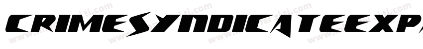 CrimeSyndicateExpanded-v9w7字体转换