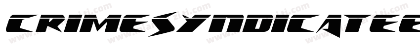 CrimeSyndicateExtraCondensed-lv1X字体转换