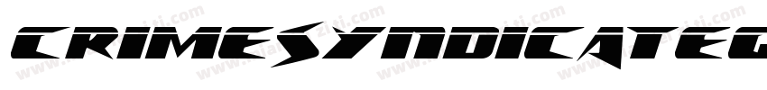 CrimeSyndicateGradient-n7BM字体转换
