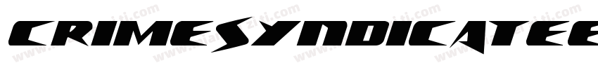 CrimeSyndicateExtraCondensed-lv1X字体转换