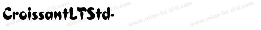 CroissantLTStd字体转换