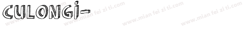 CULONGI字体转换