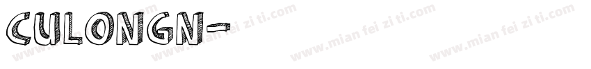 CULONGN字体转换