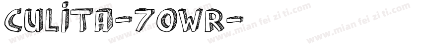 Culita-7oWR字体转换