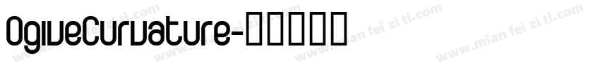 OgiveCurvature字体转换