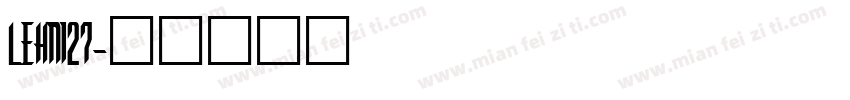 LEHN127字体转换