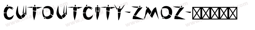 CutoutCity-ZMoz字体转换