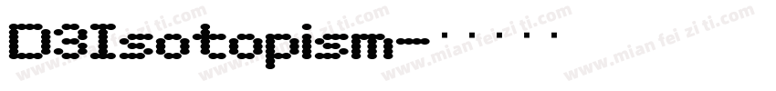 D3Isotopism字体转换