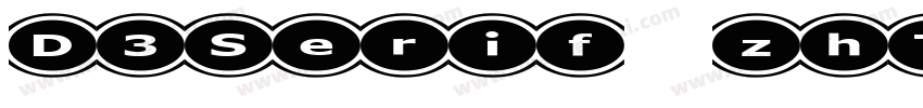 D3Serif_zhTW字体转换