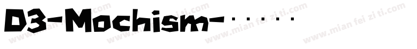 D3-Mochism字体转换