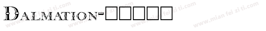 Dalmation字体转换