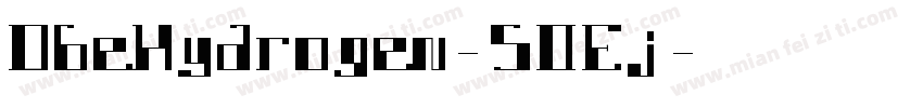 DbeHydrogen-5OEj字体转换