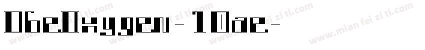 DbeOxygen-10ae字体转换