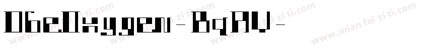 DbeOxygen-BqAV字体转换