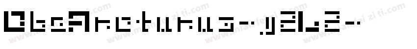 DbeArcturus-y2L2字体转换