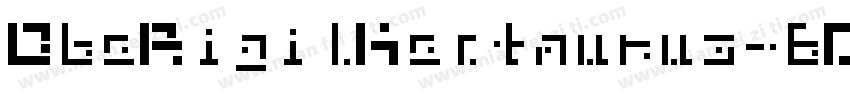 DbeRigilKentaurus-6Oyo字体转换