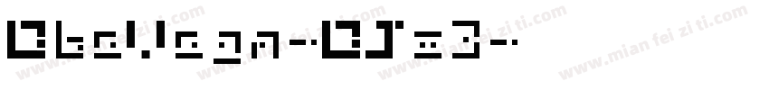 DbeVega-DJz3字体转换