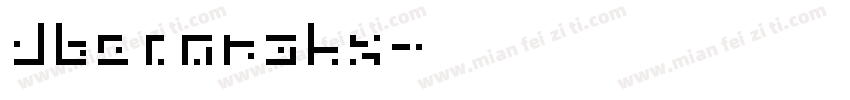 dbenorshx字体转换