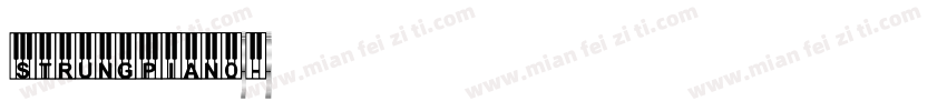 StrungPiano字体下载字体转换