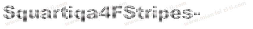 Squartiqa4FStripes字体转换