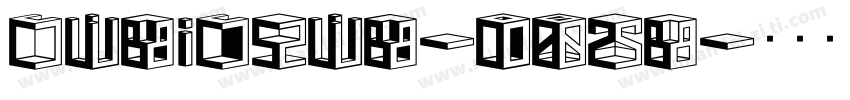 CubicSub-o02B字体转换