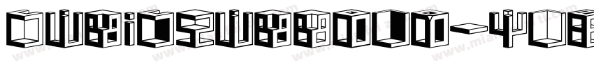CubicSubBold-4L8B字体转换