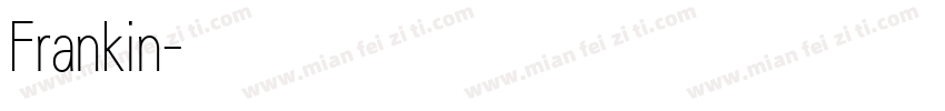 Frankin字体转换