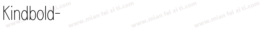 Kindbold字体转换