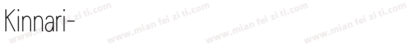 Kinnari字体转换