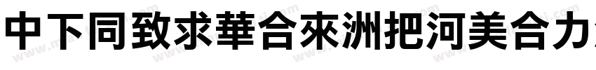 DFHeiStd-W5otf字体转换