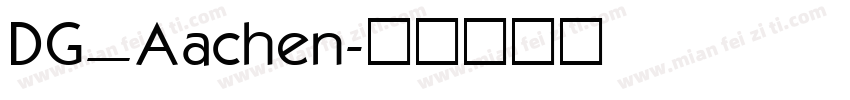 DG_Aachen字体转换