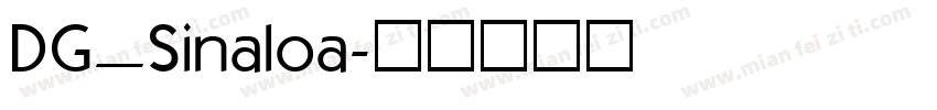DG_Sinaloa字体转换