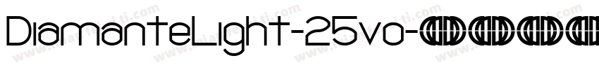 DiamanteLight-25vo字体转换
