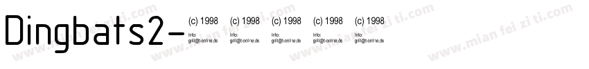 Dingbats2字体转换