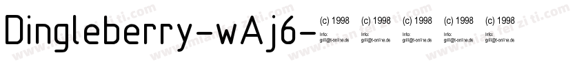 Dingleberry-wAj6字体转换