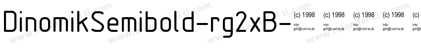 DinomikSemibold-rg2xB字体转换