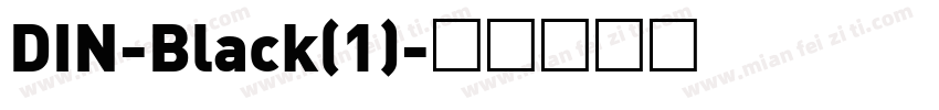DIN-Black(1)字体转换